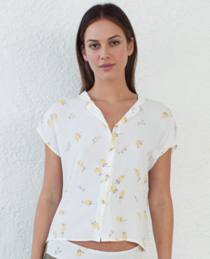 TheClothespinn.com | Mia Top Rosebud Print